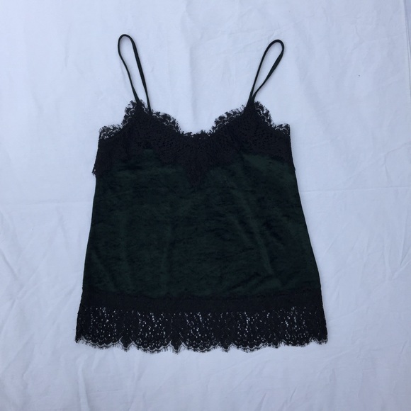 H&M Tops - Green Velvet H&M Top